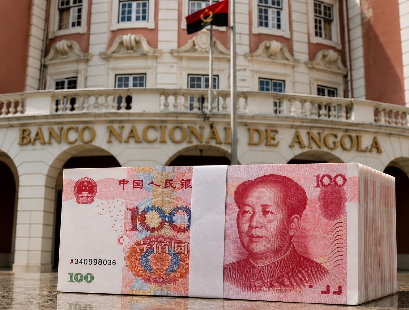 O Banco Nacional de Angola autorizou os bancos a utilizarem o yuan chinês para a constituição das suas reservas obrigatórias em moeda estrangeira, ao lado do dólar americano e do euro.