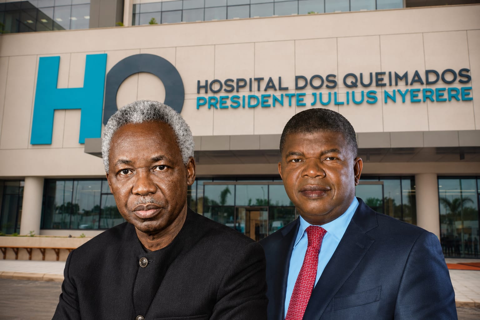 Presidente João Lourenço inaugura Hospital dos Queimados Julius Nyerere em Luanda