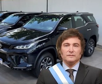 ARGENTINA REDUZ USO DE VEÍCULOS OFICIAIS E REFORÇA AUSTERIDADE NO ALTO ESCALÃO DOS MEMBROS DO GOVERNO
