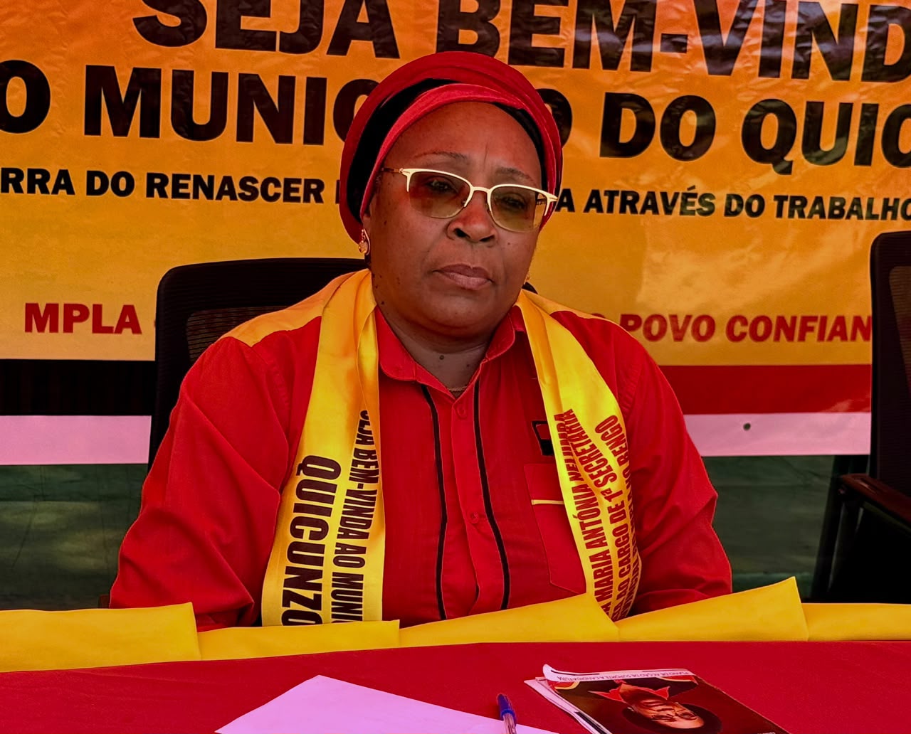 MARIA ANTÓNIA NELUMBA DEFENDE REFORÇO DA COESÃO E PROXIMIDADE ÀS BASES DO MPLA NO BENGO