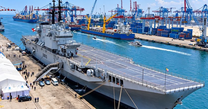 Indonésia recebe primeiro porta-aviões para reforçar segurança marítima