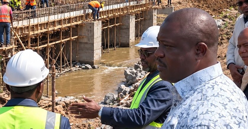 Huambo: Governador Pereira Alfredo determina construção de ponte de emergência no rio Kavongue após denúncia do PRS