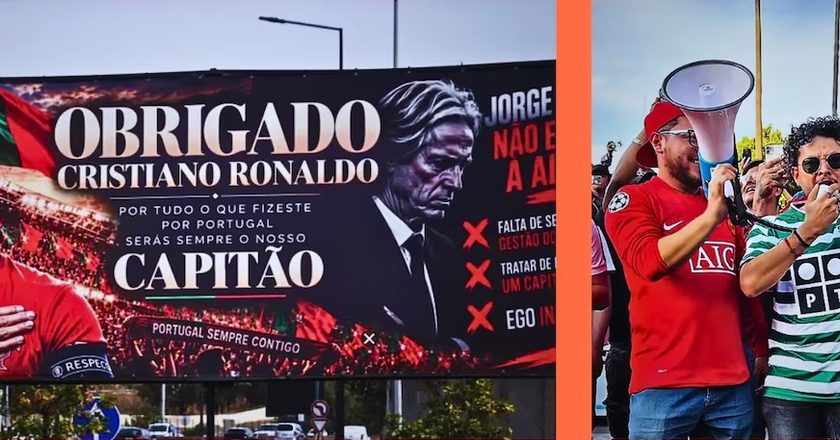 Cristiano Ronaldo recebe apoio em Portugal e até em Puebla! após sua polêmica saída da seleção nacional.