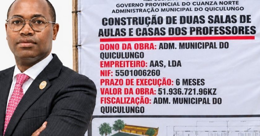 Os Roubos de João Diogo Gaspar uma obra de 51,9 milhões para duas salas de aula no Cuanza Norte
