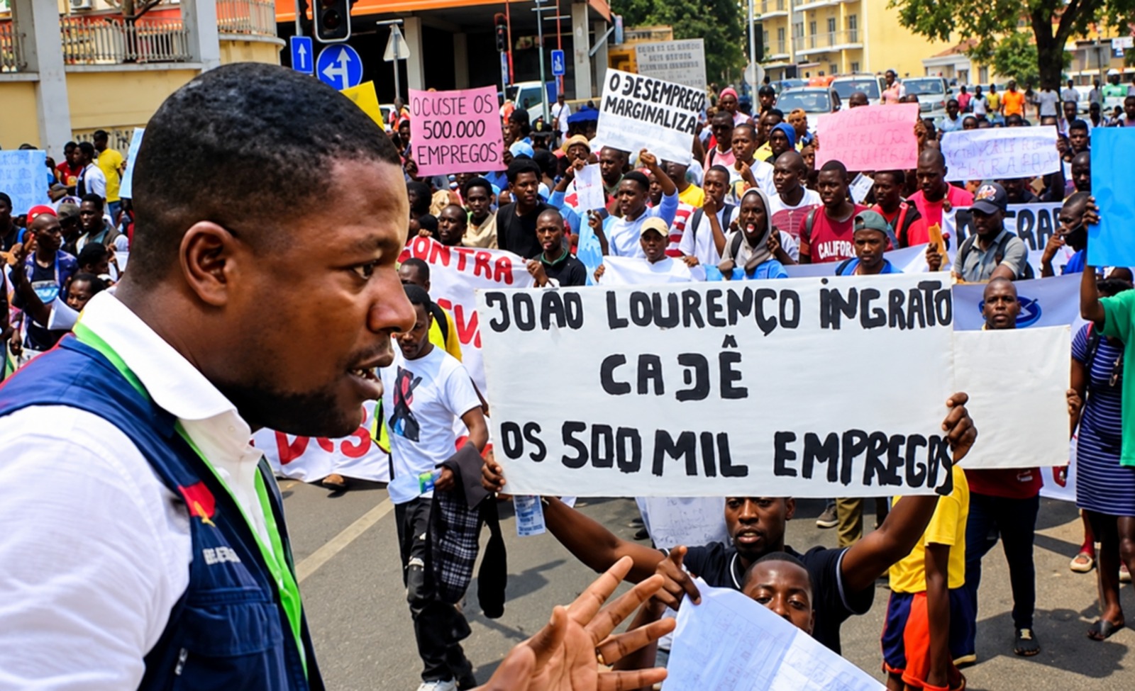 ANGOLA : Jeiel de Freitas Convoca a juventude para Onda de Protestos contra o Governo de João Lourenço