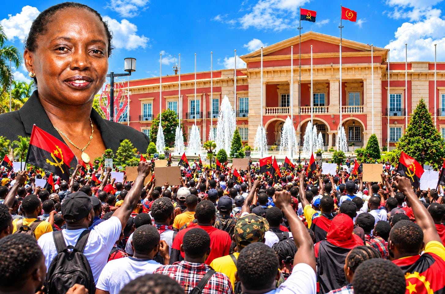 ANGOLA: Jovens revús anunciam protesto com marcha até ao Palácio da Cidade Alta e responsabilizam a ministra Sílvia Lutukuta