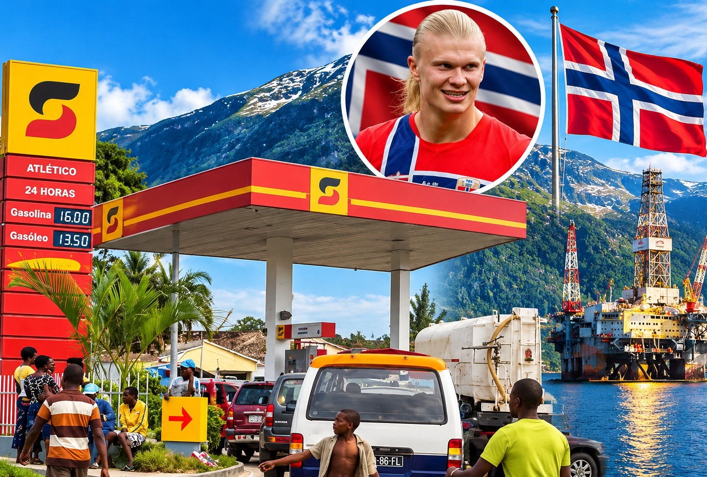 Na Noruega, cada cidadão é dono de uma parte do 1,7 trilhão de euros que está no Fundo Soberano das vendas  do gás e do petróleo e em Angola como é?!!!
