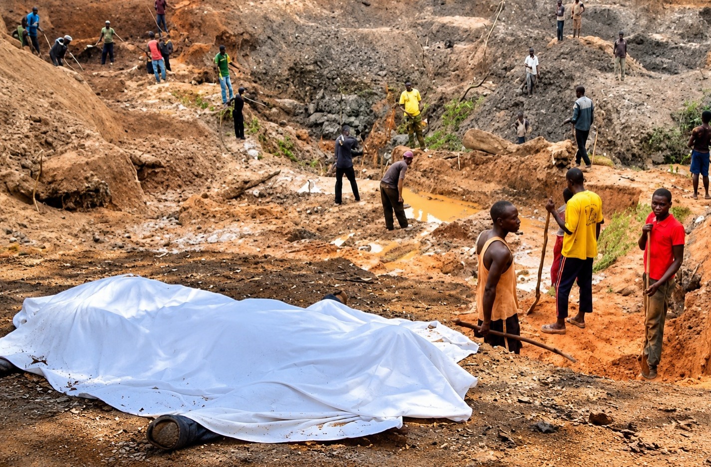 Uíge: Disputa por uma zona de garimpo ilegal de ouro termina em morte no município Vista Alegre